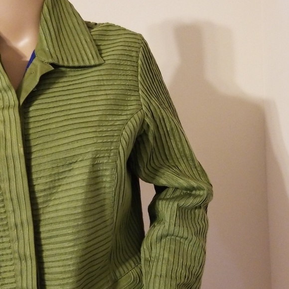 Chico's Women Ribbed Designs Jacket - Picture 5 of 8